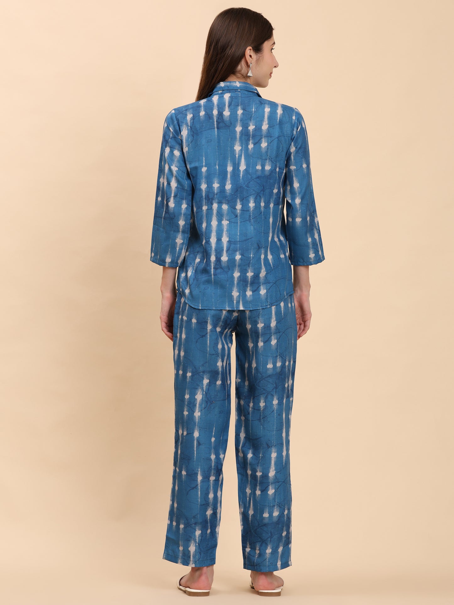 Noia Indigo Shirt with Trousers