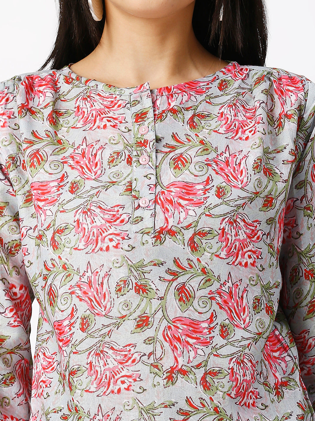Noia Women Ajrak Printed Regular Top